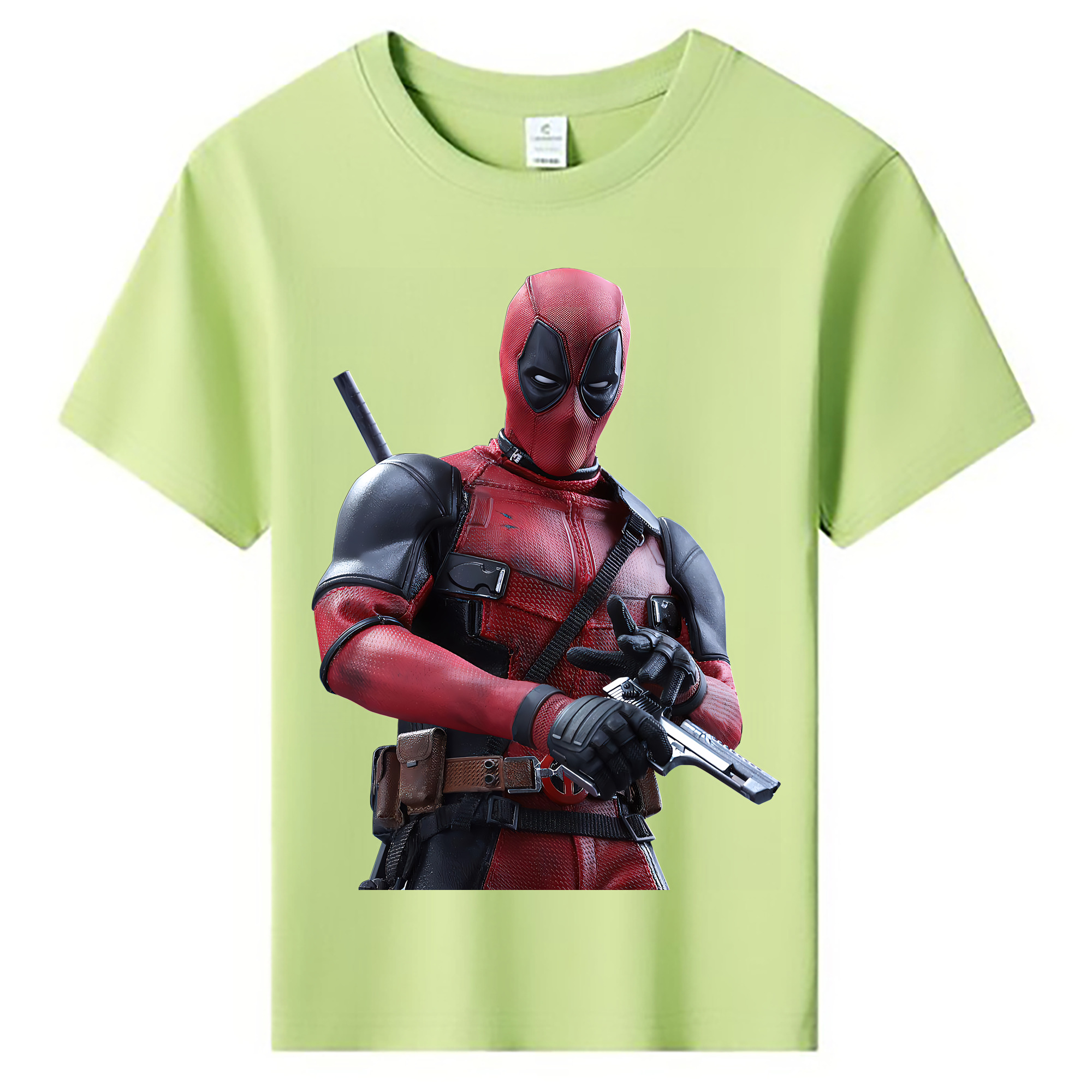 （画像用） Deadpool デッドプール 綿100％キッズTシャツ（フロントプリント）